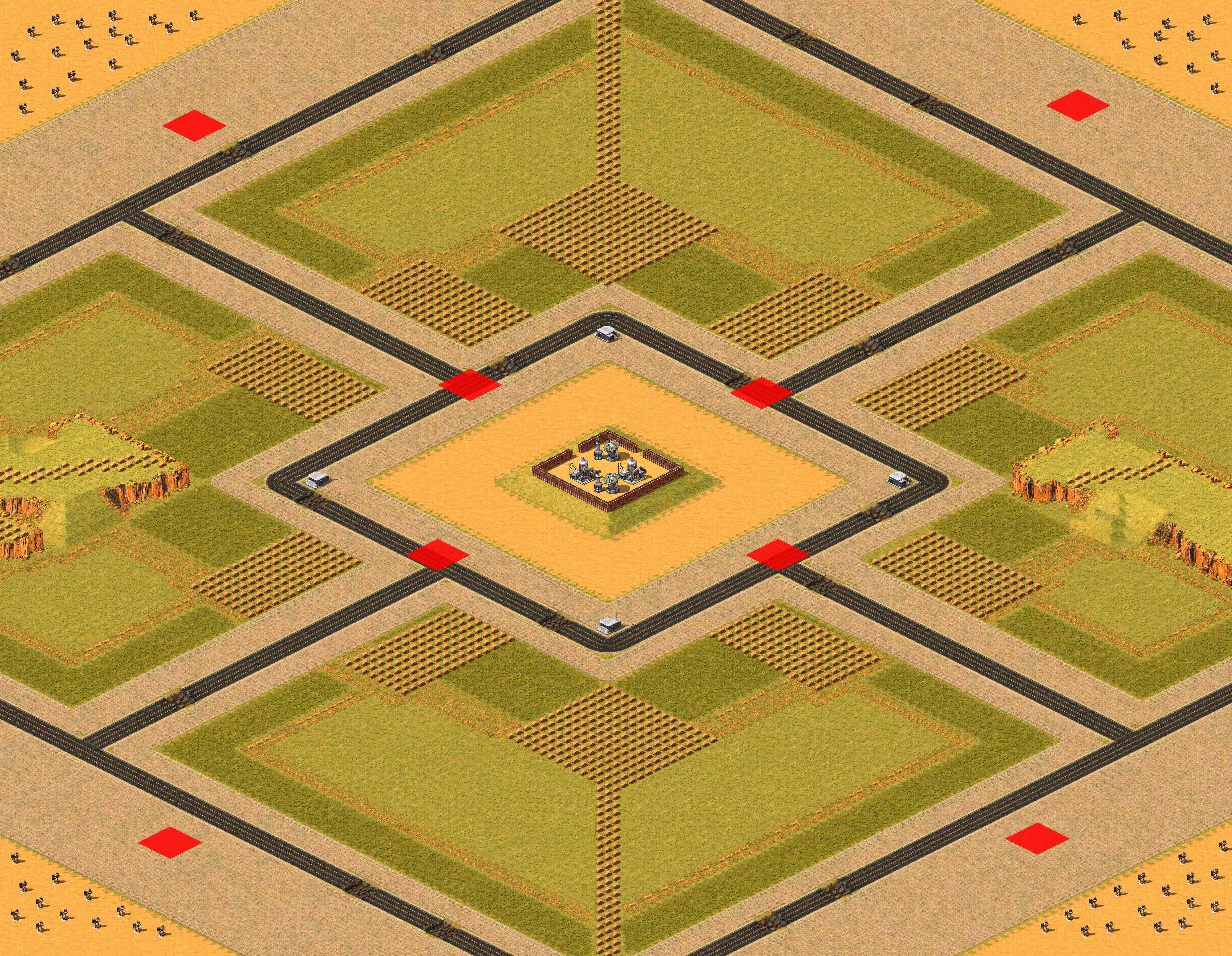 Preview of EAF Challenge Map (No Light, Derricks, SpySat 2)