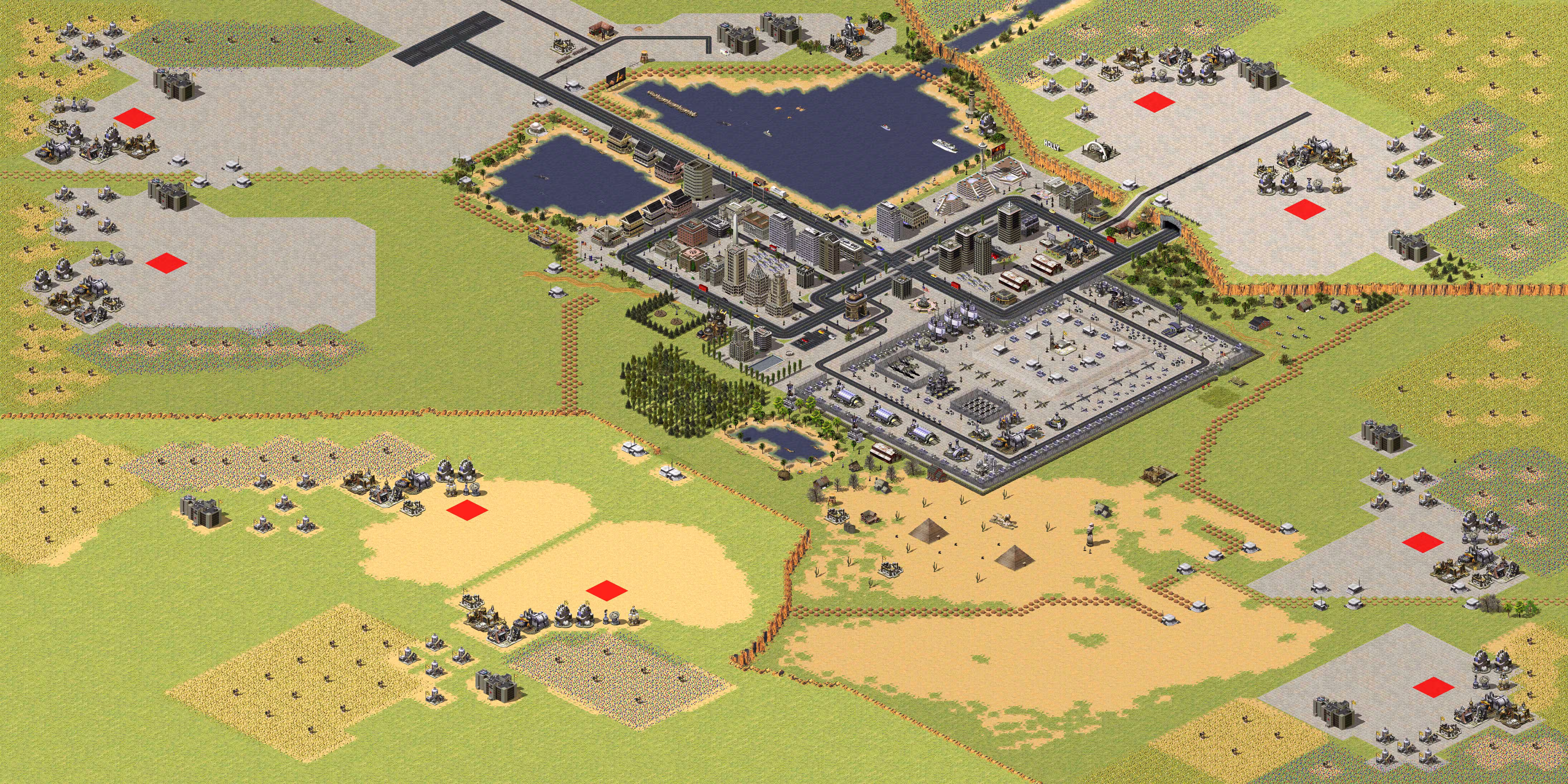 Preview of YosefAnan 2v2x2v2 - 4 Camps - map 2