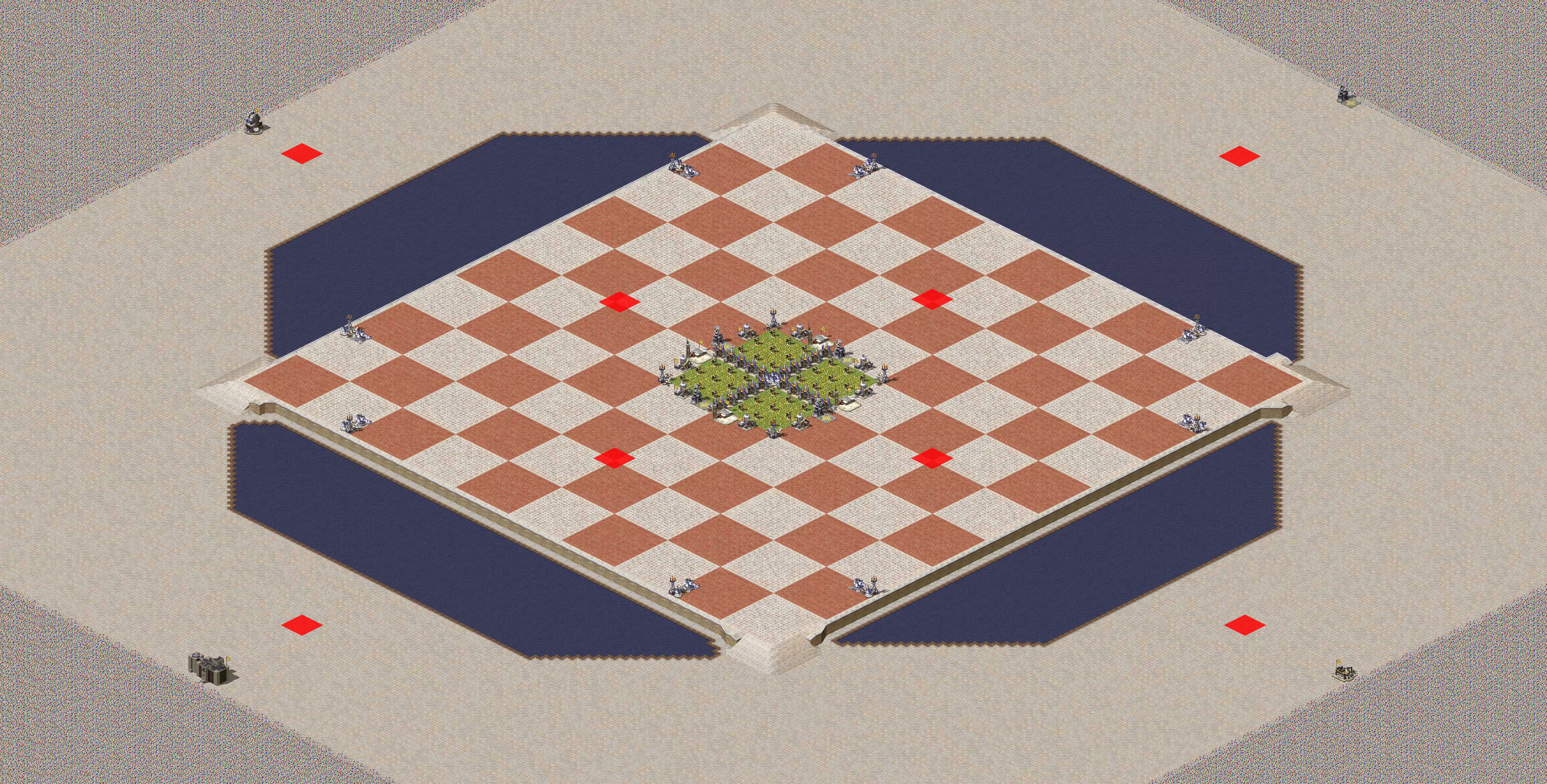 Preview of 4v4 race to center
