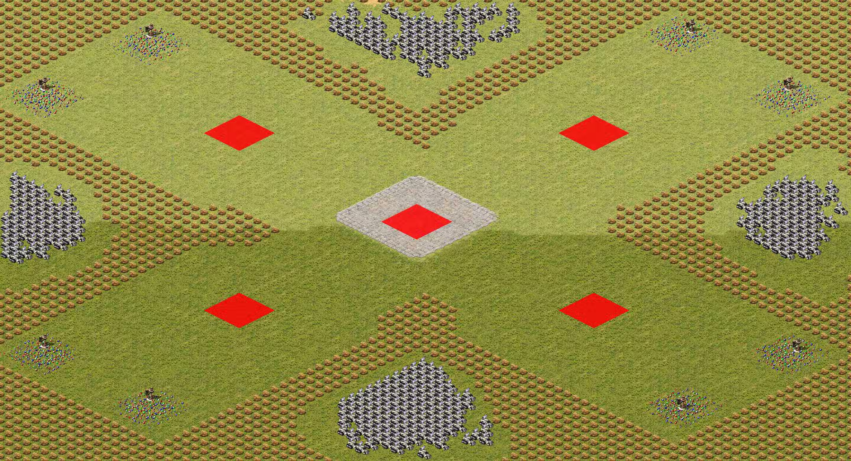 Preview of oil tower in middle no scout no basewalk enhanced antirush but with gems