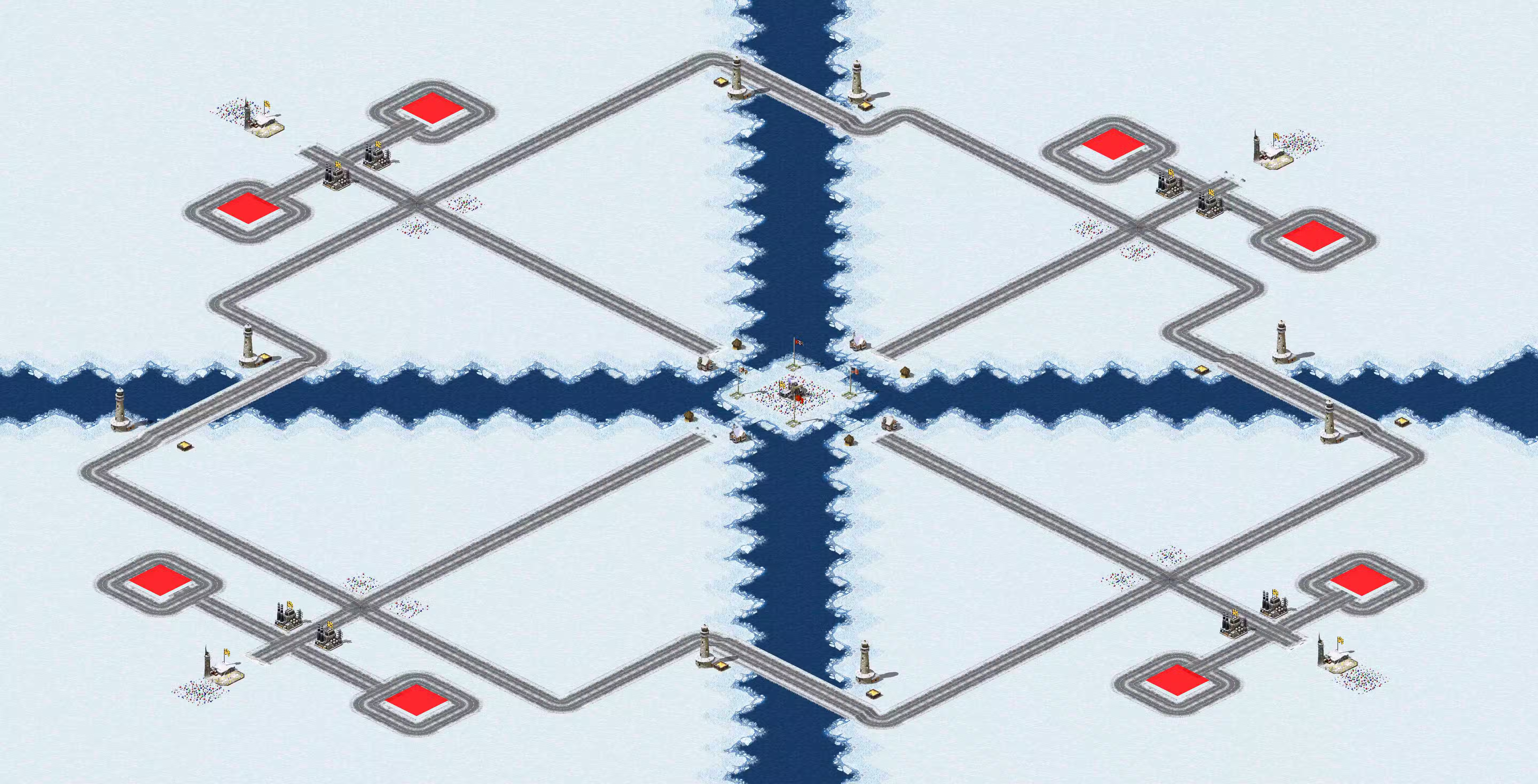 Preview of OIL DERRICK AT CENTER (SNOW VERSION) By [VN]KHOA