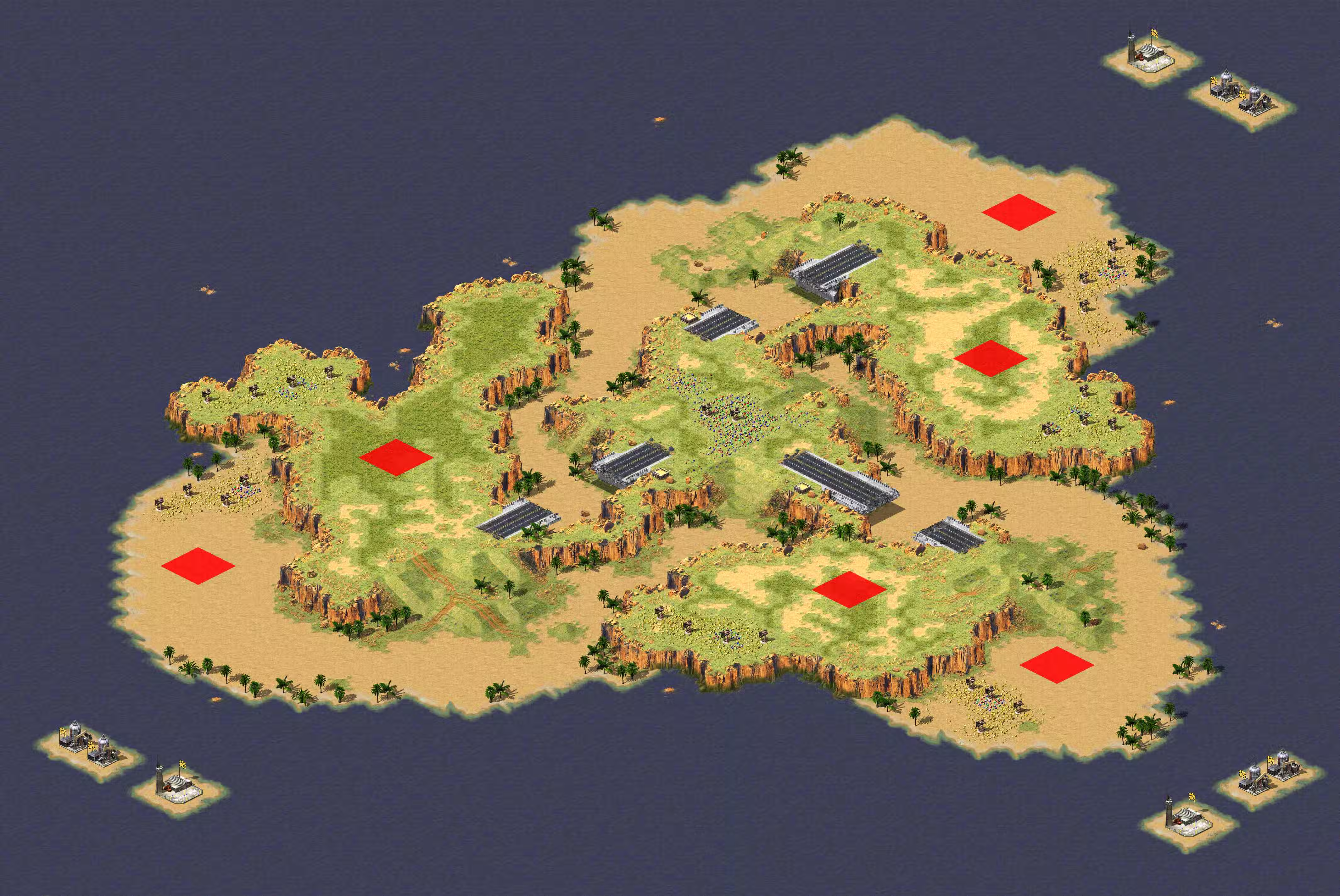 Preview of [6]Canyon Fodder 2v2v2 (+tech)