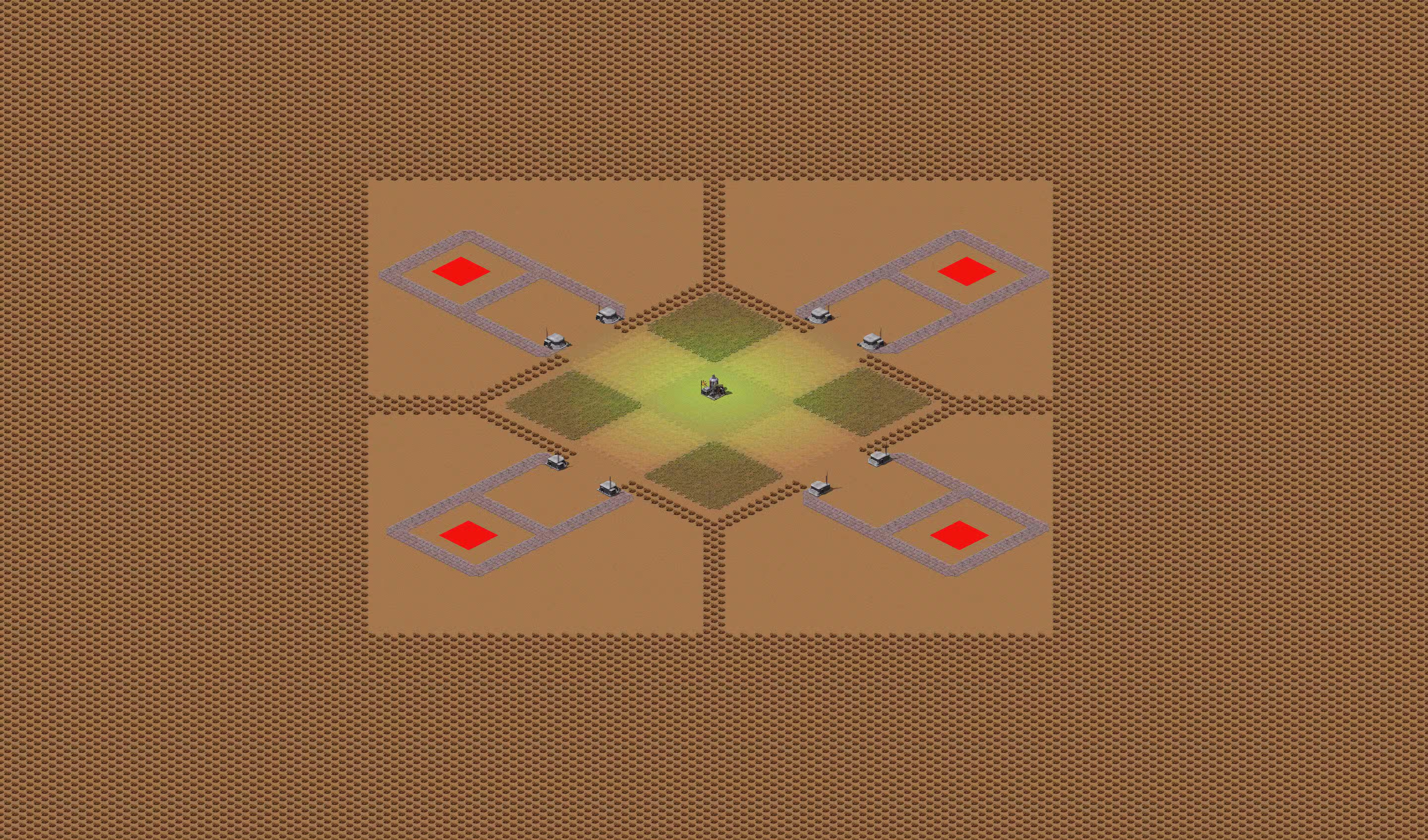 Preview of Oil Derrick in center v13