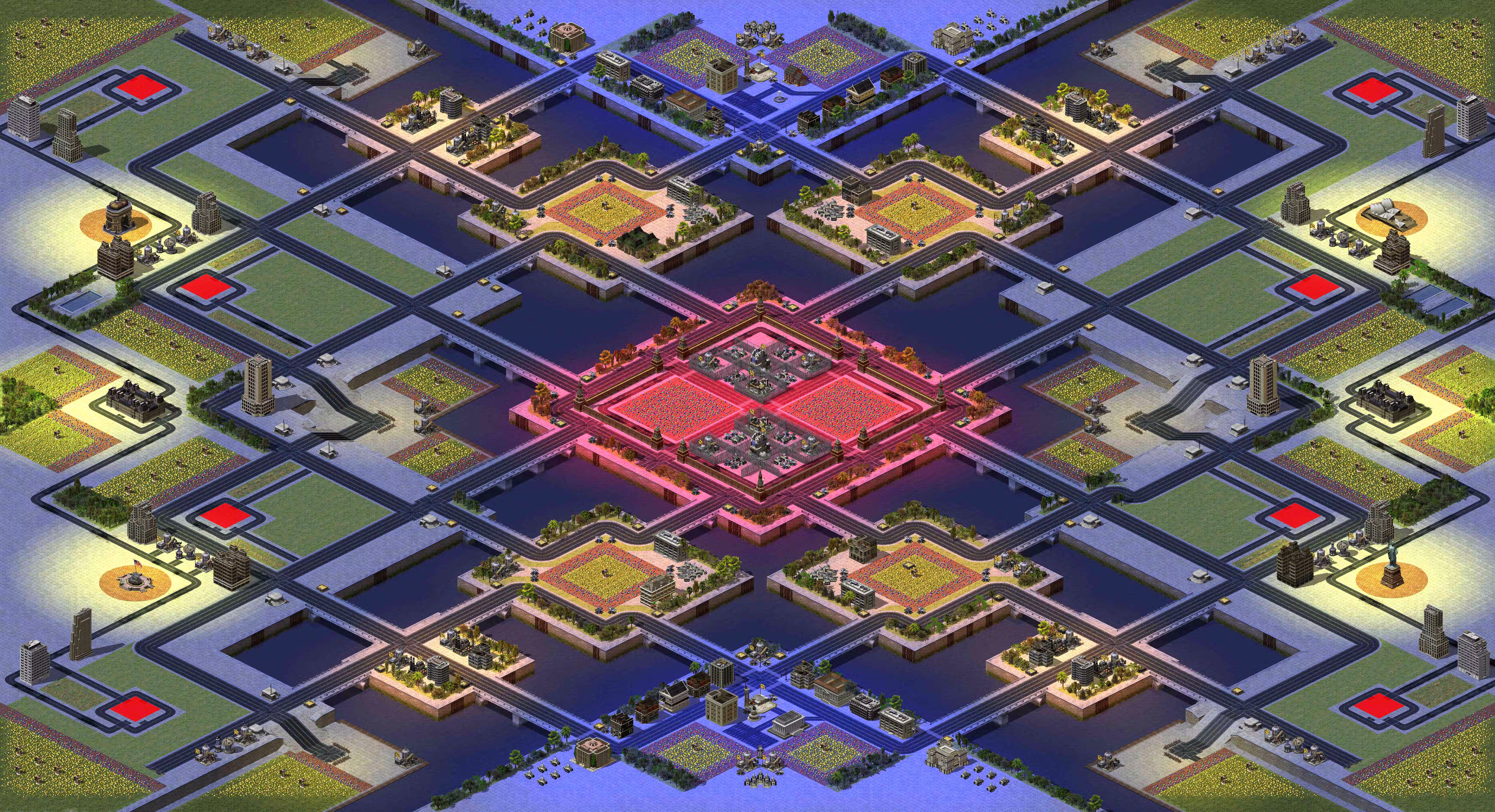 Preview of [8] The Fortress(With Patrols)repaired bridges