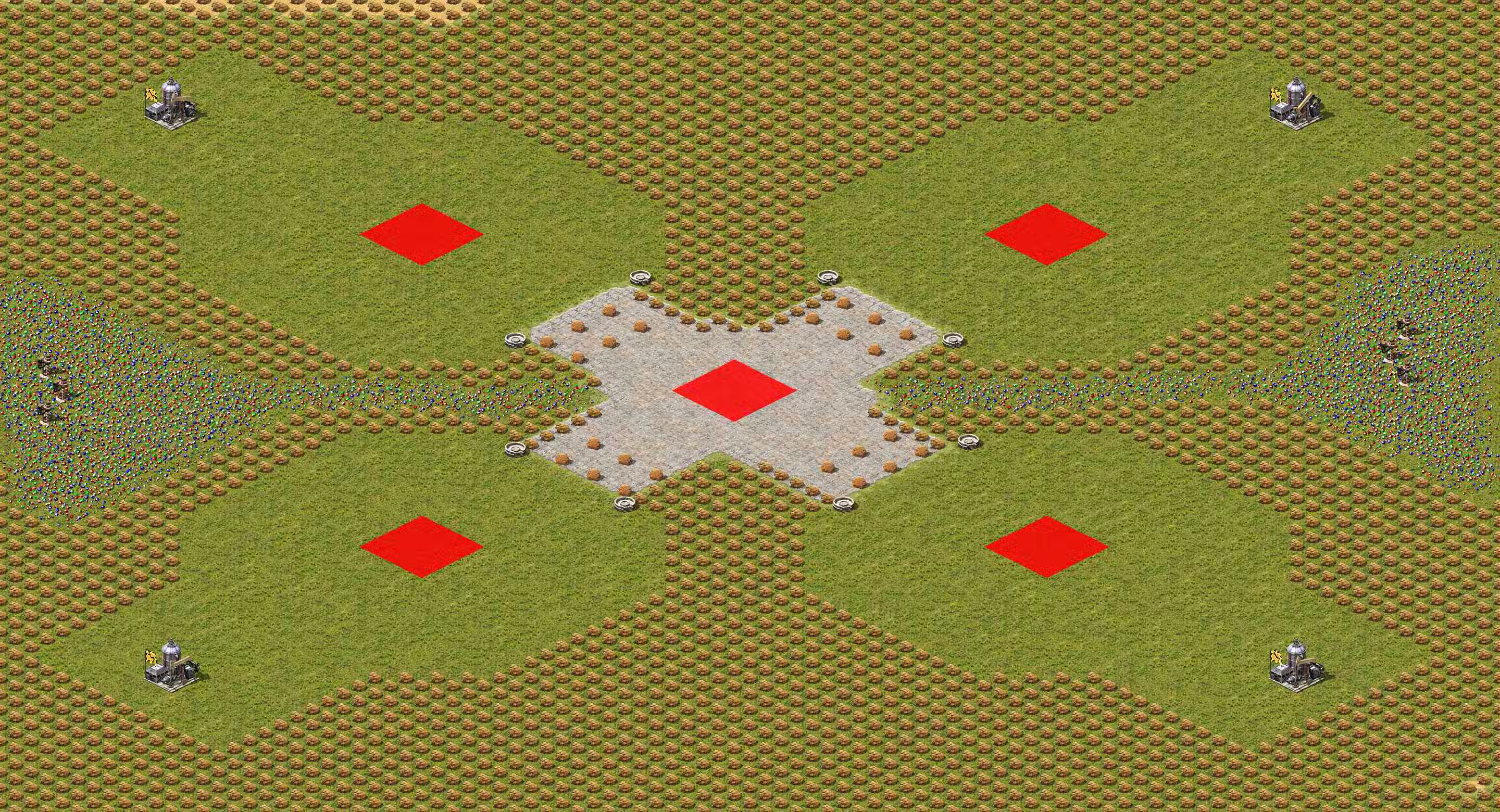 Preview of Oil ai in middle with gems and ore