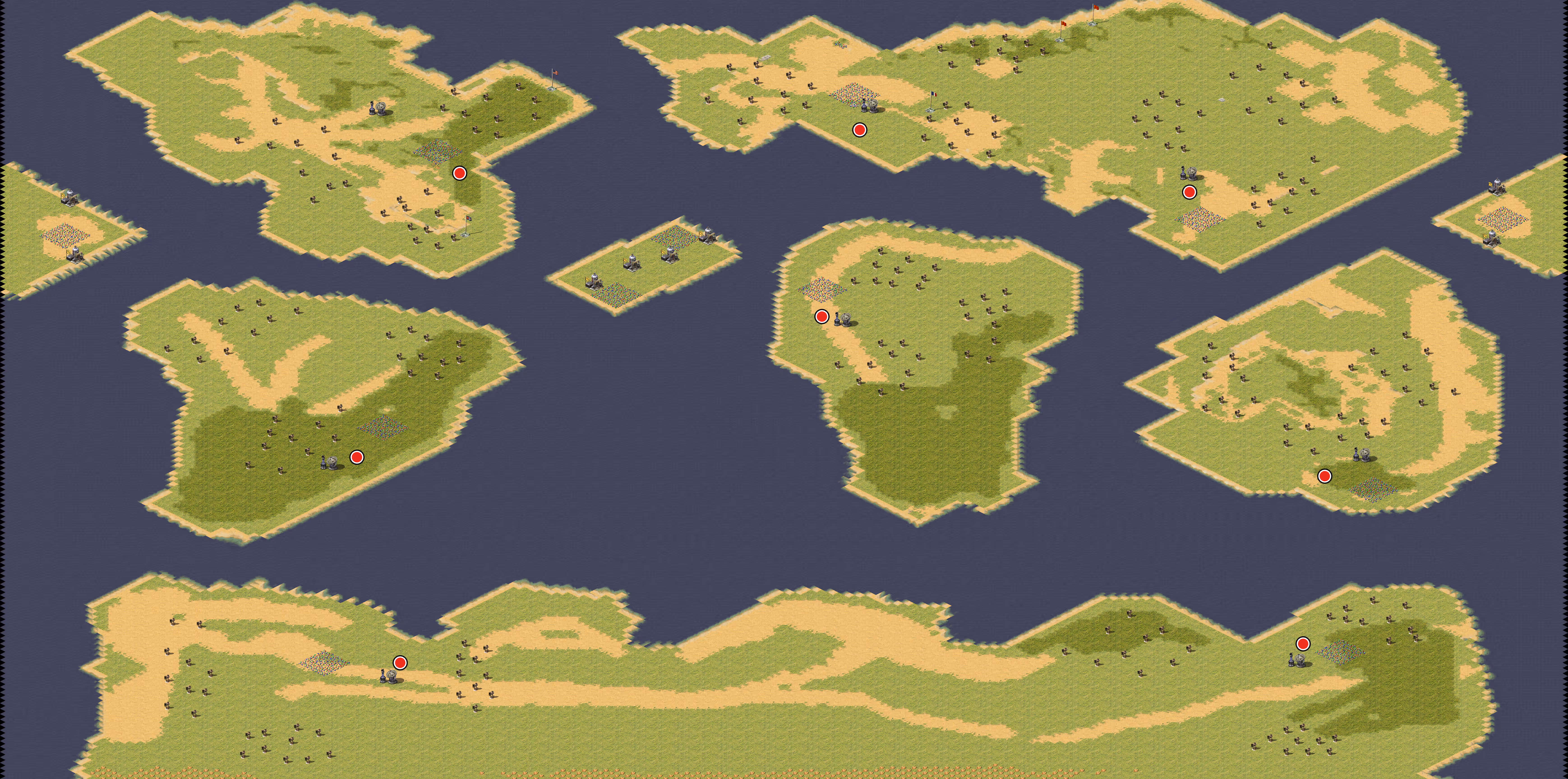 Preview of World war libbo_3 no neutrals low gold many tiberium tree