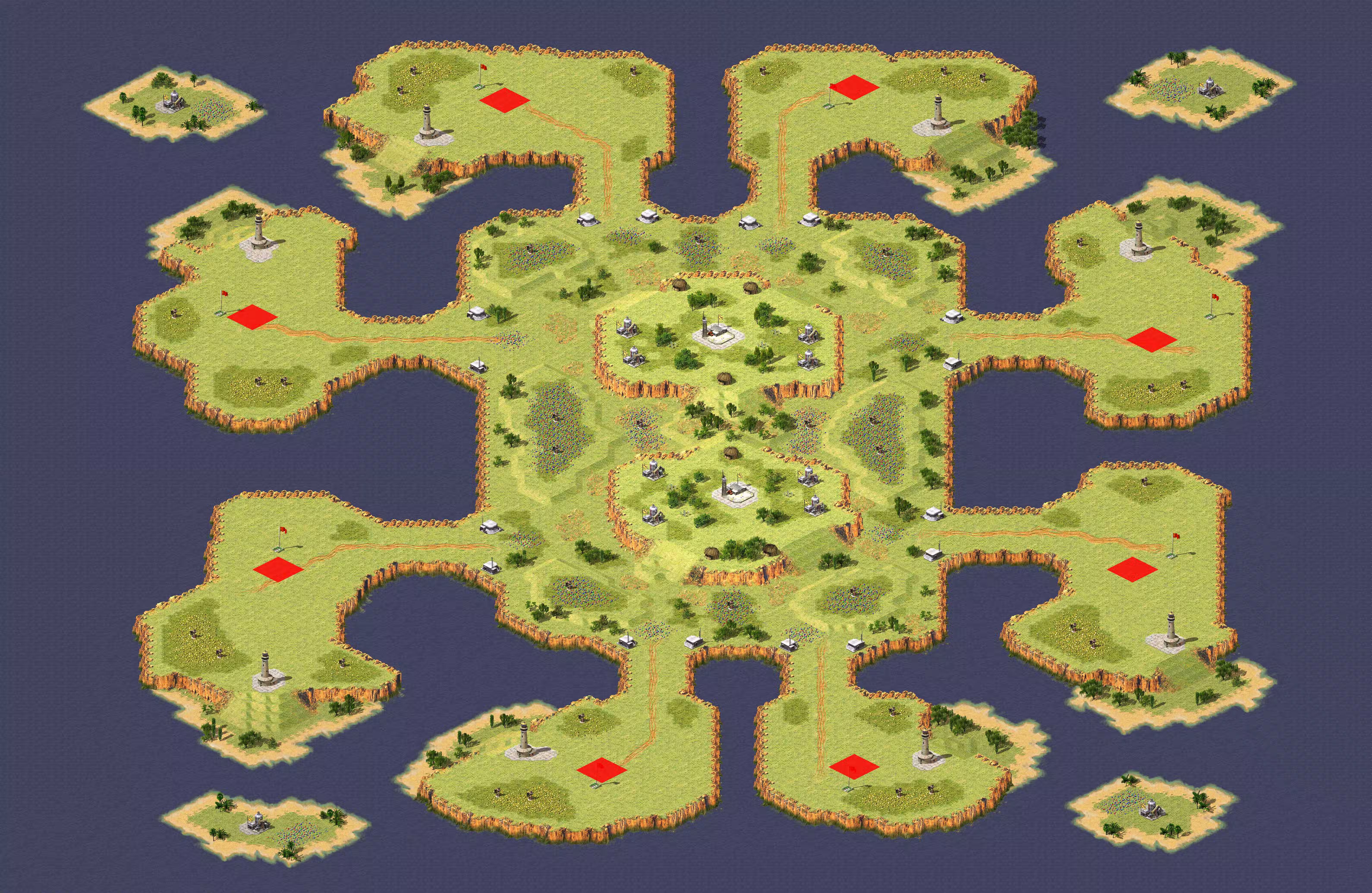 Preview of Destroy The Flag On Pattern Of Islands